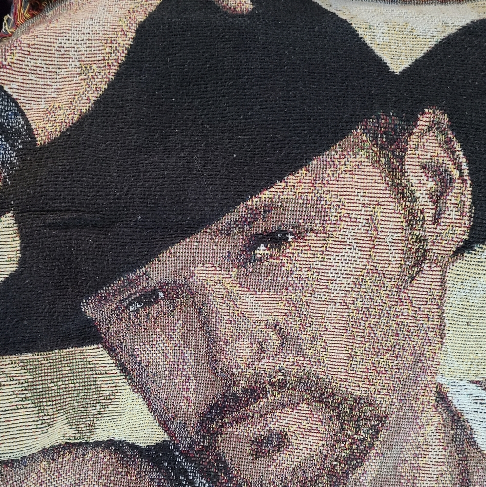 RARE!! 🎤Country Music Star🎤 Tim McGraw Vintage throw blanket/ Tapestry